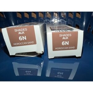 Redken Shades EQ ALK 6N Moroccan Sand Demi-Permanent Hair Color Lot of 2 2.1oz